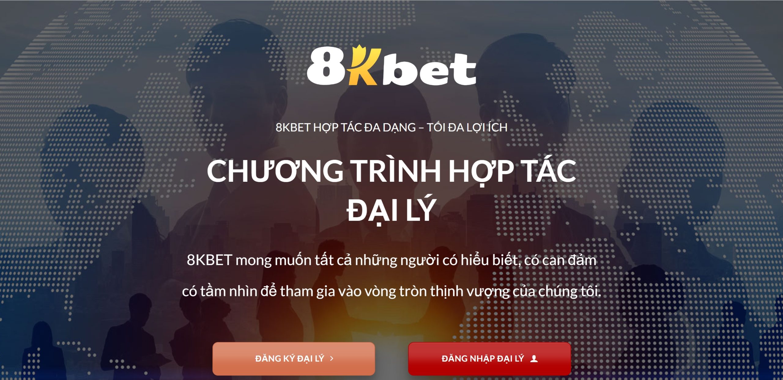 Đại lý 8kbet chính là đối tác kinh doanh quan trọng của nhà cái